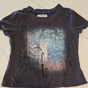 Limited Too Kids New York City Graphic Tee - Gray